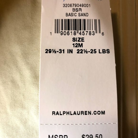 Polo by Ralph Lauren Infant Khakis - Picture 3 of 3